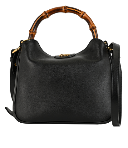 Small Diana, &pound;950, Handbags, Black, Leather, Front view